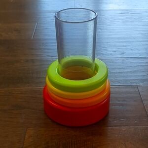 Lovevery Clear Tube with Stacking Rings